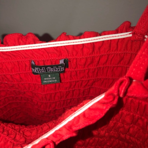 Red Crop Top - Picture 3 of 4